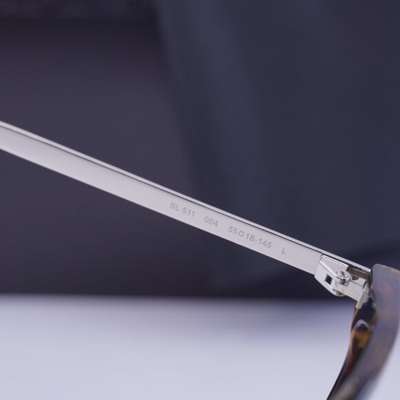 Saint Laurent SL511 004 Square Sunglasses - Havana/Brown Gradient - Picture 7 of 10